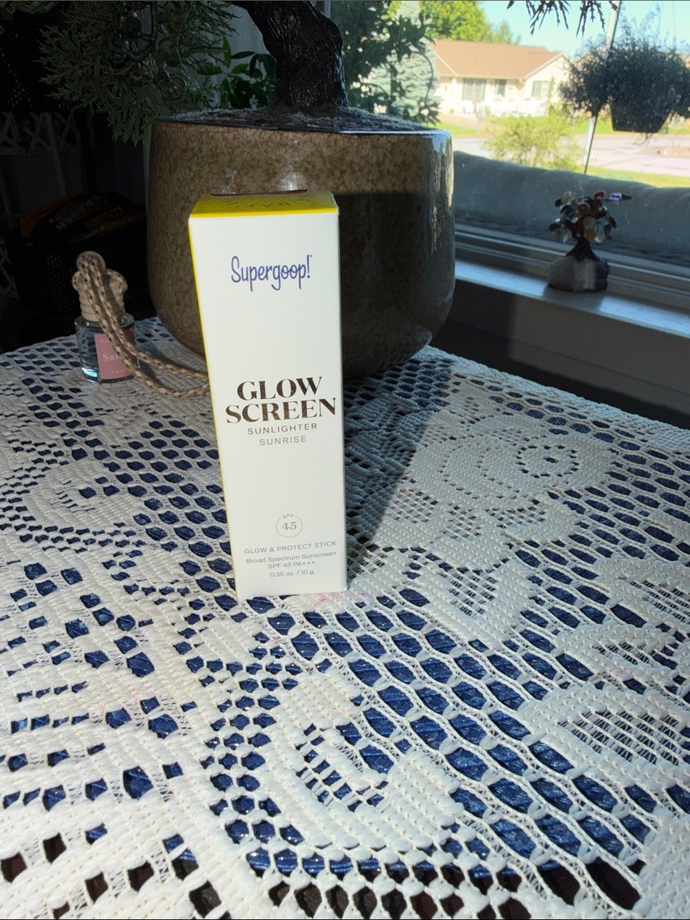 Supergoop! Glow Screen Sunlighter - White & Yellow Packaging